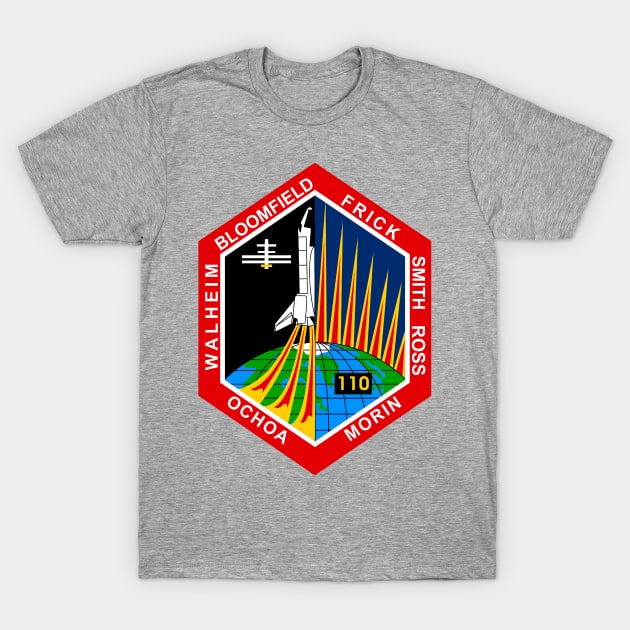 STS-110 Mission Patch T-Shirt by Spacestuffplus